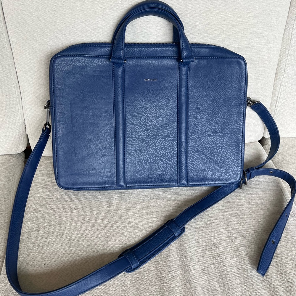 Matt & Nat Blue Laptop Bag